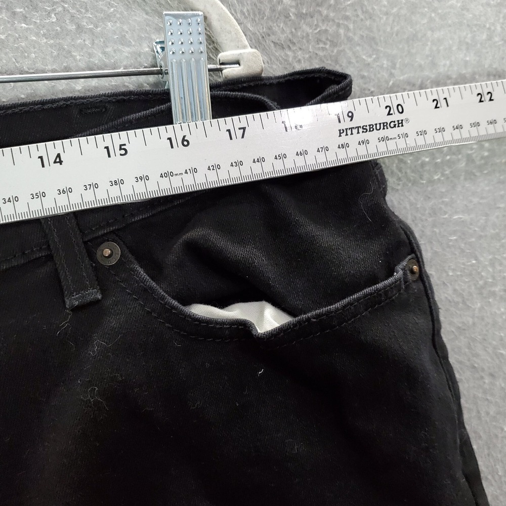 Levi's 541 Men Jeans 38x32 Black Denim‎ Straight Mid Rise Pockets (38x30) - Picture 5 of 10